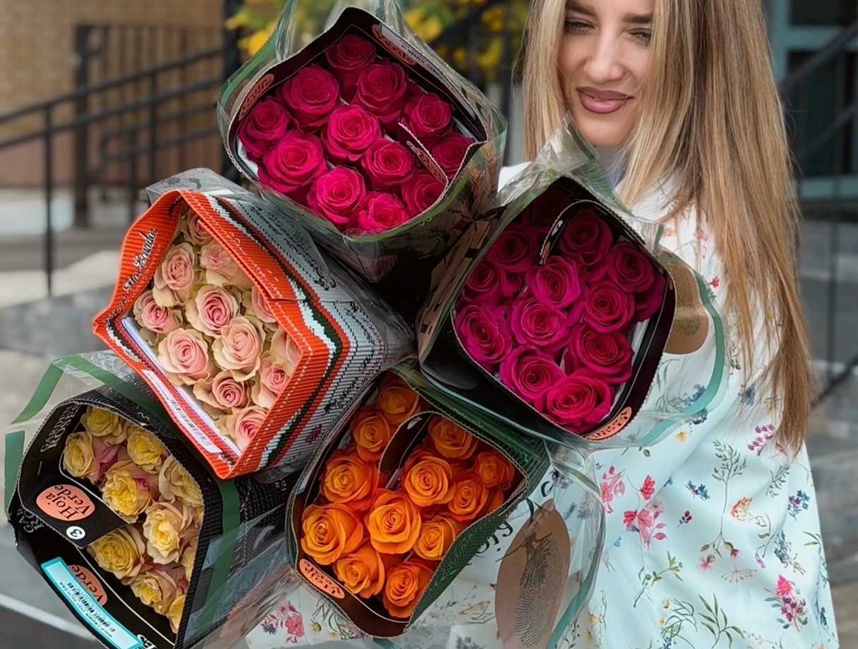 Свежие цветы напрямую от поставщика